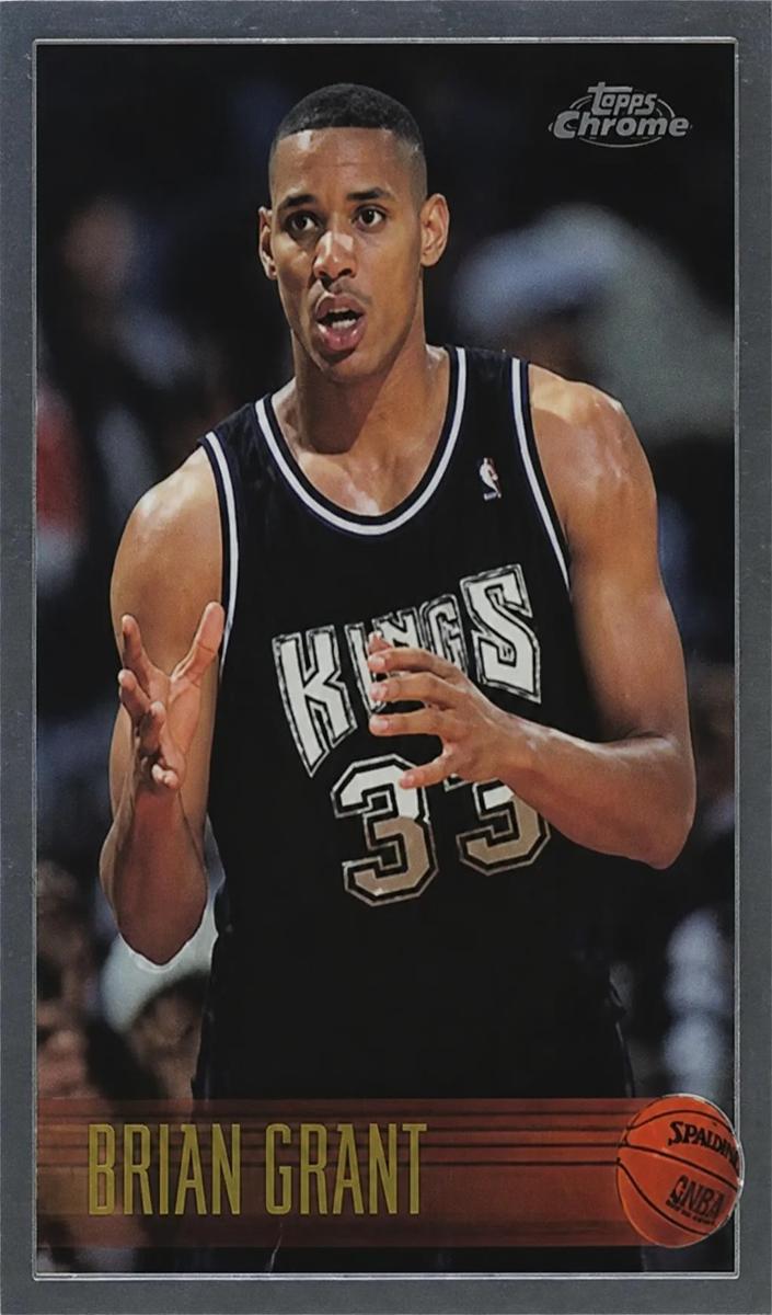 1996 Topps Chrome Brian Grant #106 card