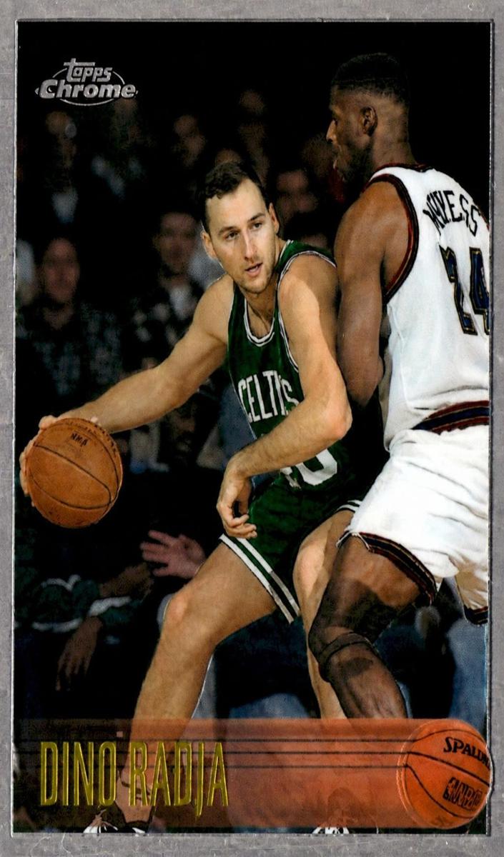 1996 Topps Chrome Dino Radja #121 card