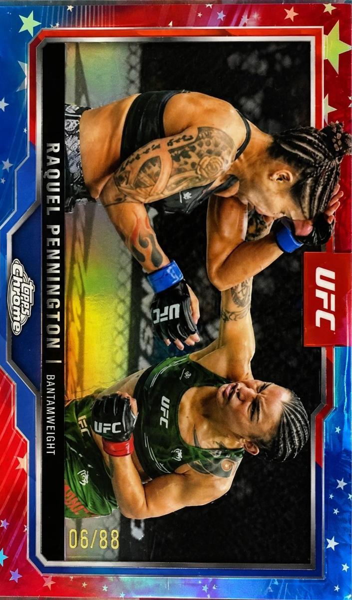 2025 Raquel Pennington [Red & Blue Refractor] #156
