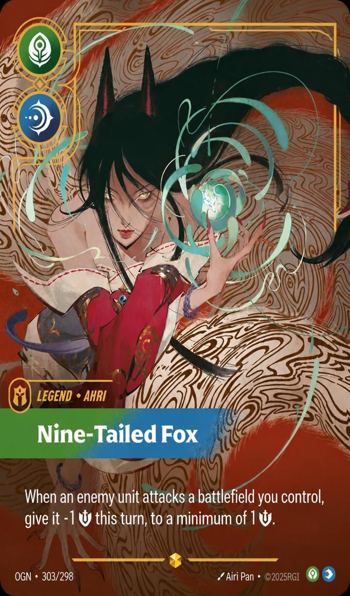2025 Ahri - Nine-Tailed Fox #303