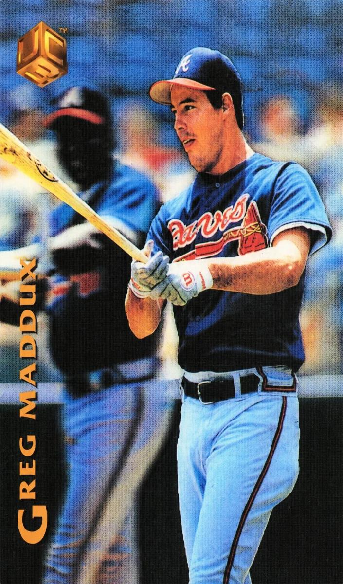 1995 UC3 Greg Maddux #129 card