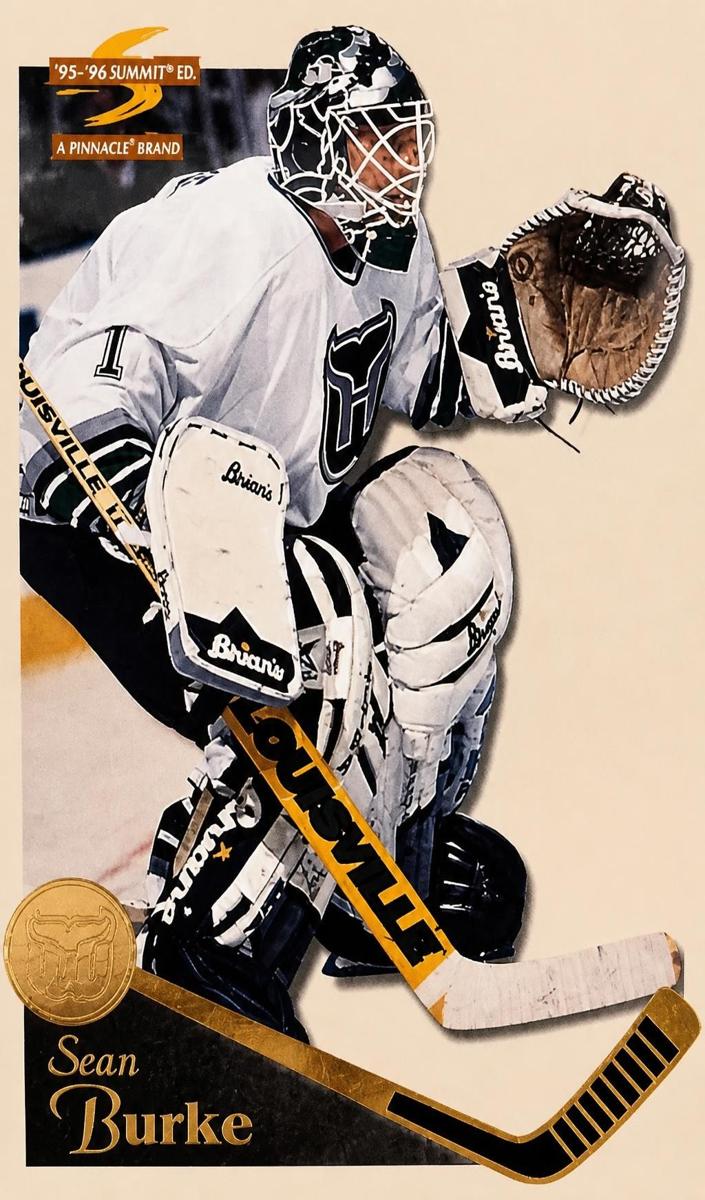 1995 Pinnacle Summit Sean Burke #125 card
