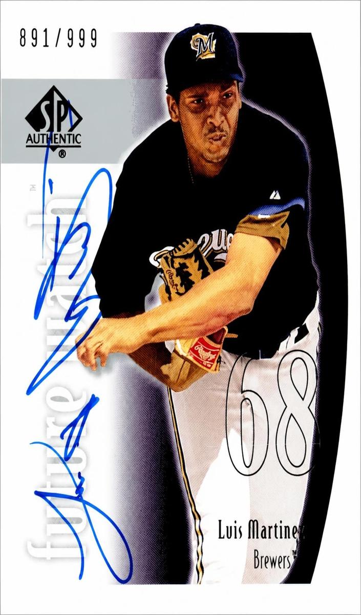 2002 SP Authentic Luis Martinez #139 card