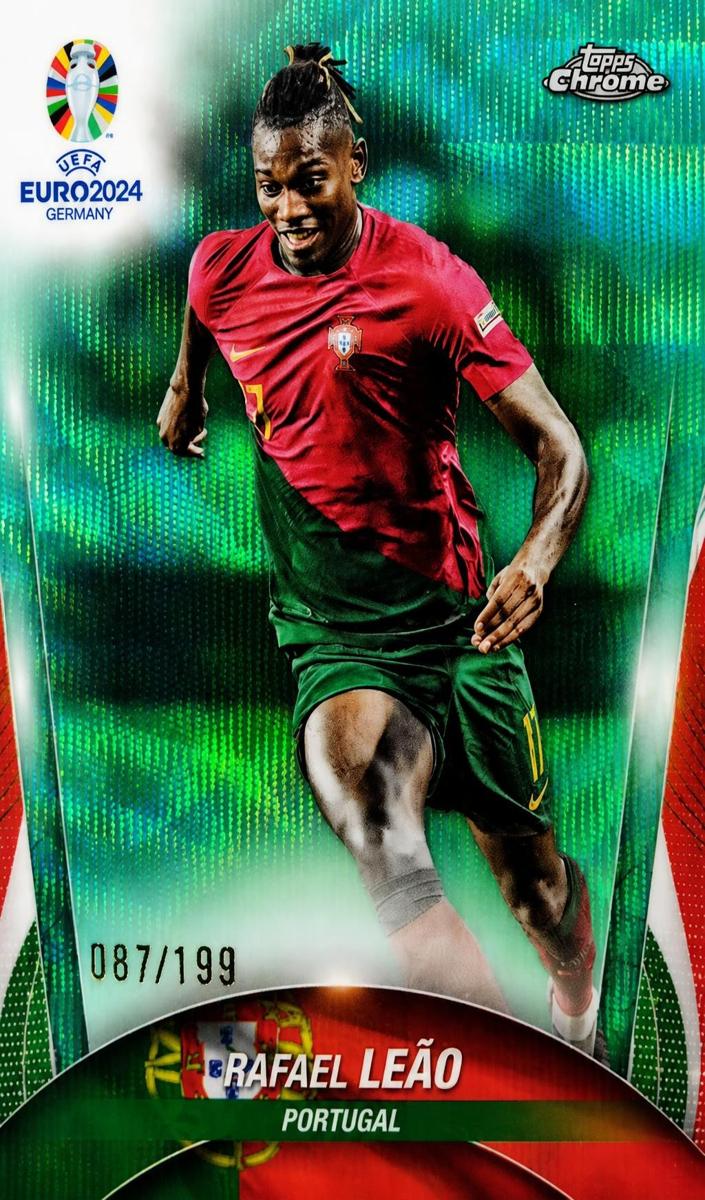2024 Rafael Leao [Aqua Wave Refractor] #120
