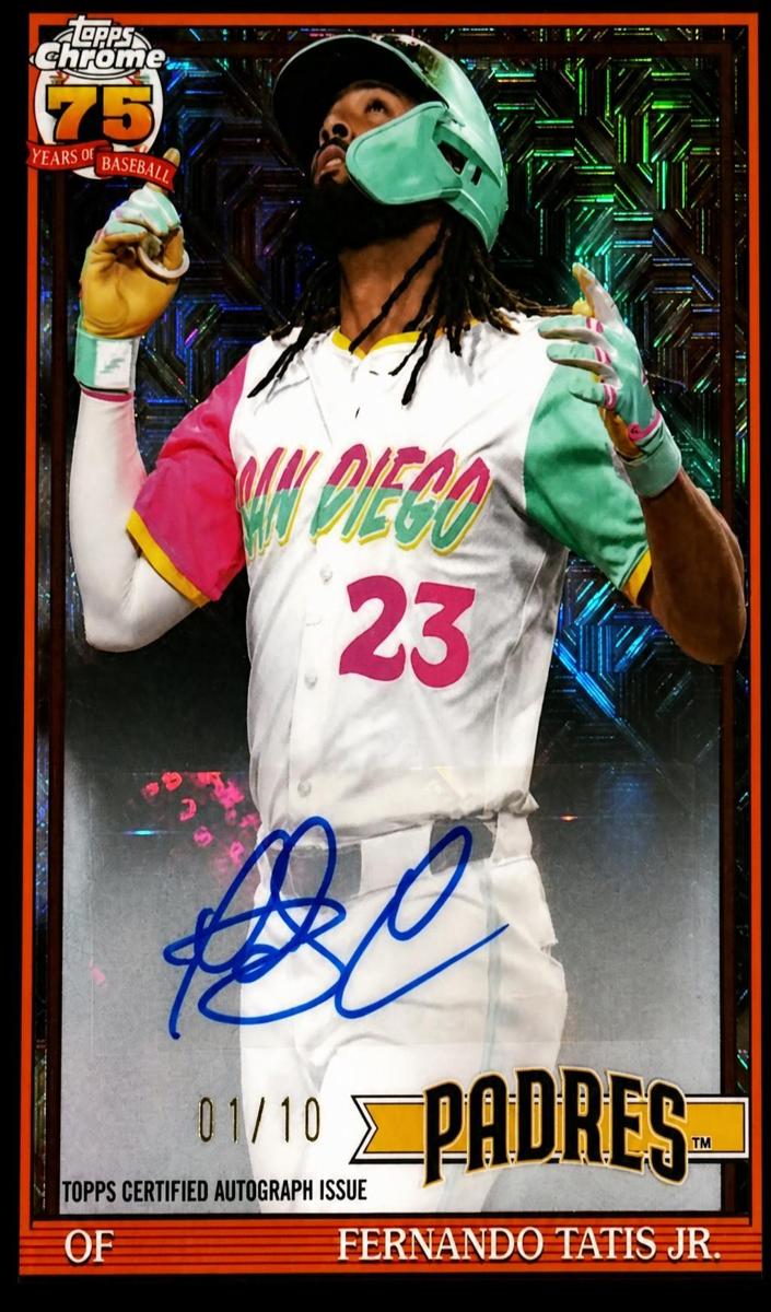 2026 Topps Fernando Tatis Jr. [Black] #91A-FTJ card