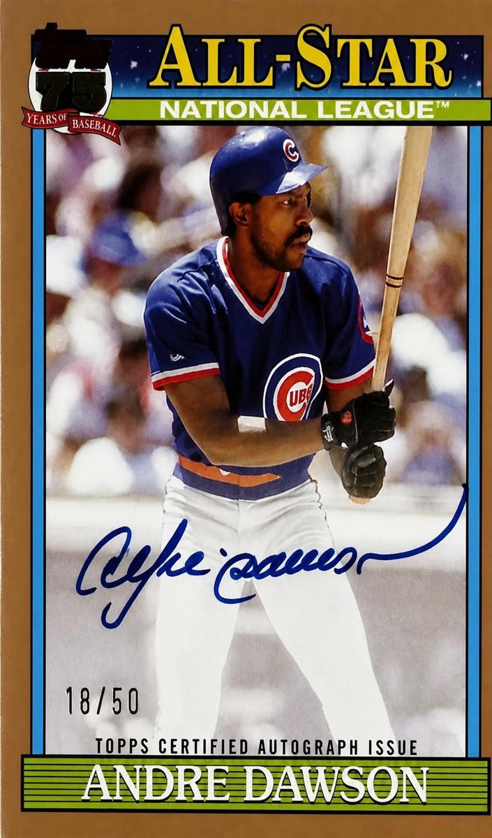 2026 Topps Andre Dawson [Gold] #91A-AD card