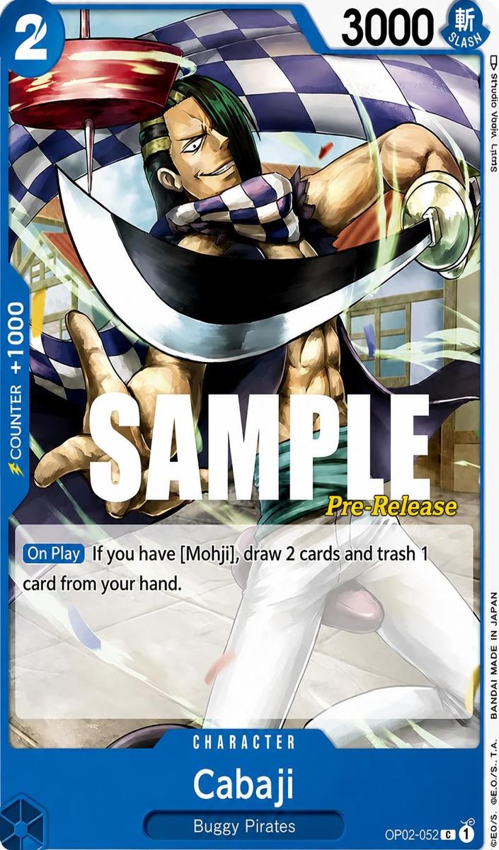 2023 Cabaji [Pre-release] #OP02-052