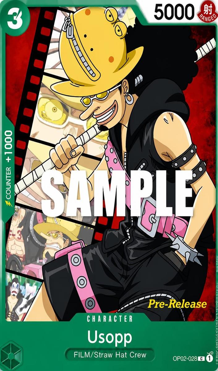 2023 Usopp [Pre-release] #OP02-028