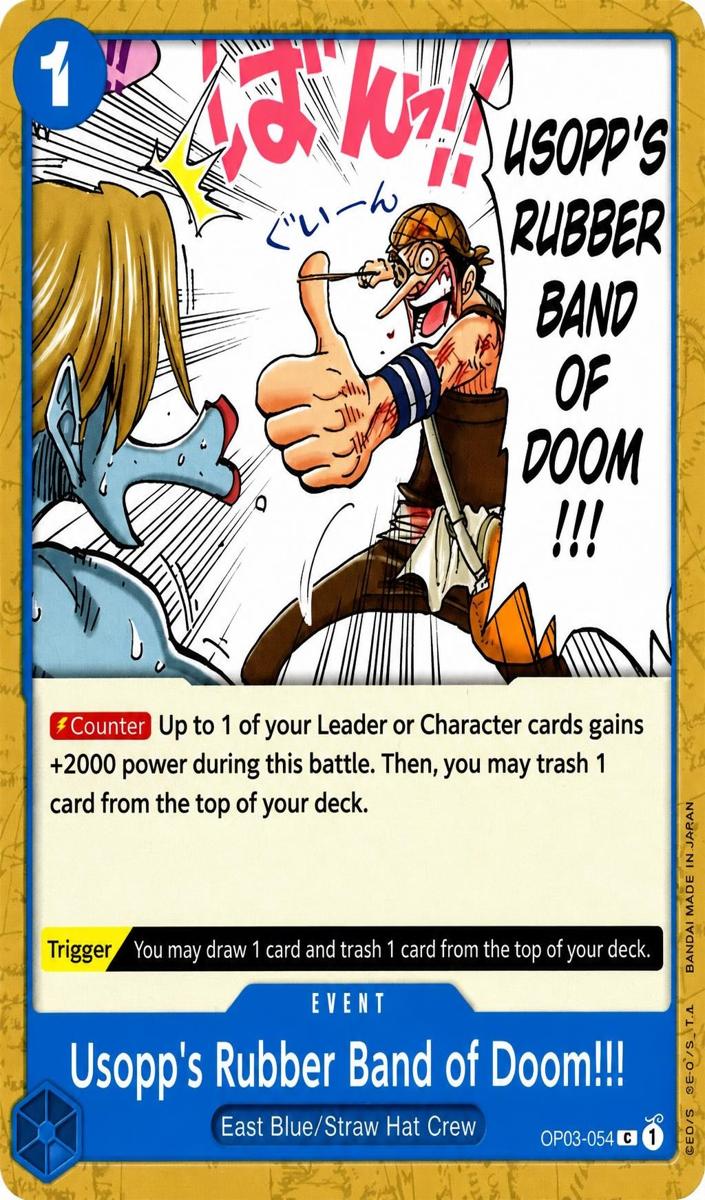 2023 Usopp's Rubber Band Of Doom!!! [Errata] #OP03-054