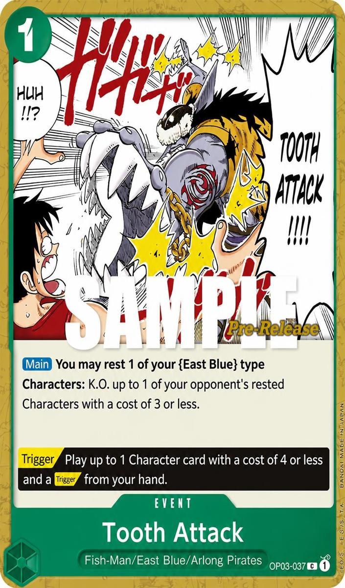 2023 Tooth Attack [Pre-Release] #OP03-037