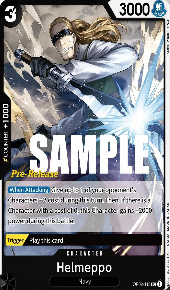 2023 Helmeppo [Pre-Release] #OP02-113