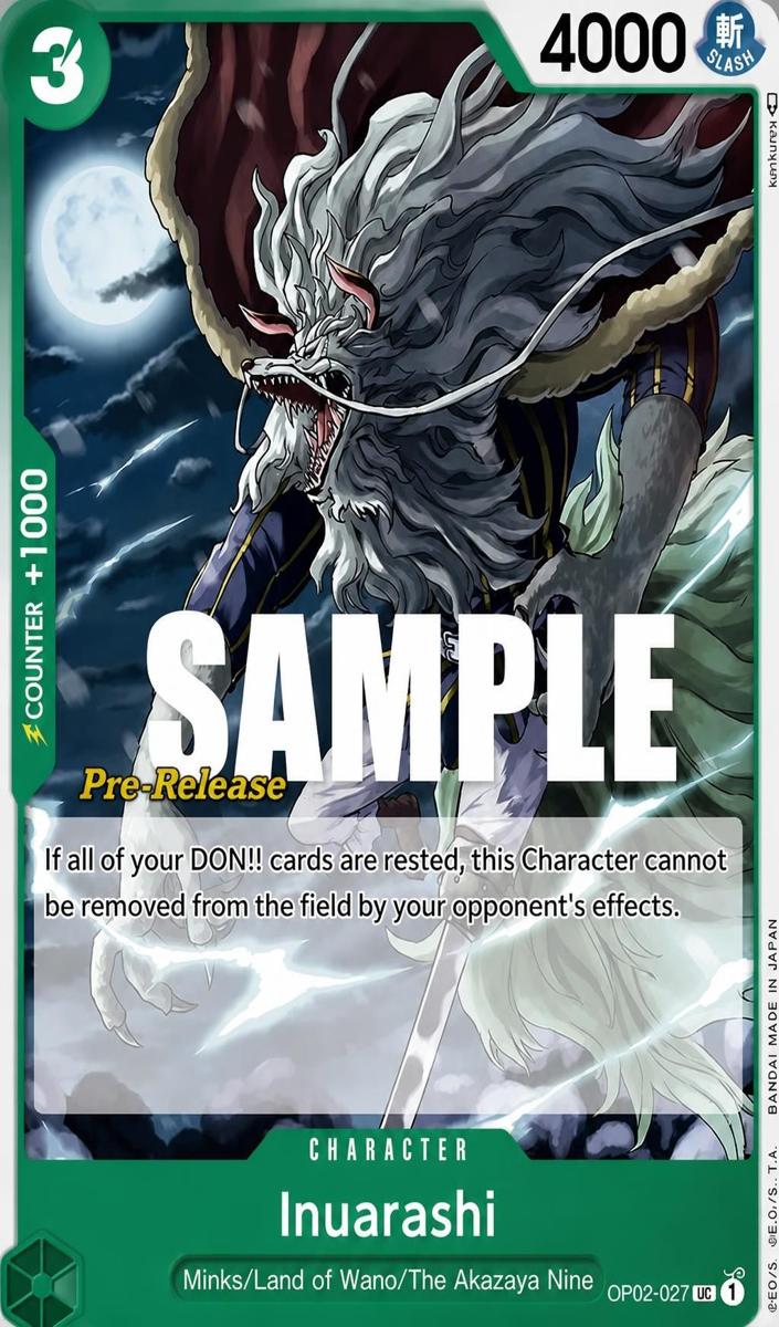 2023 Inuarashi [Pre-release] #OP02-027