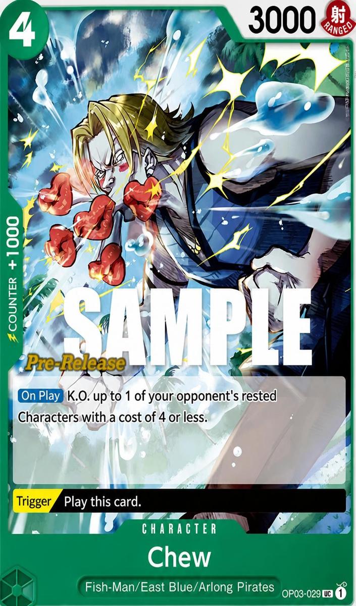 2023 Chew [Pre-Release] #OP03-029