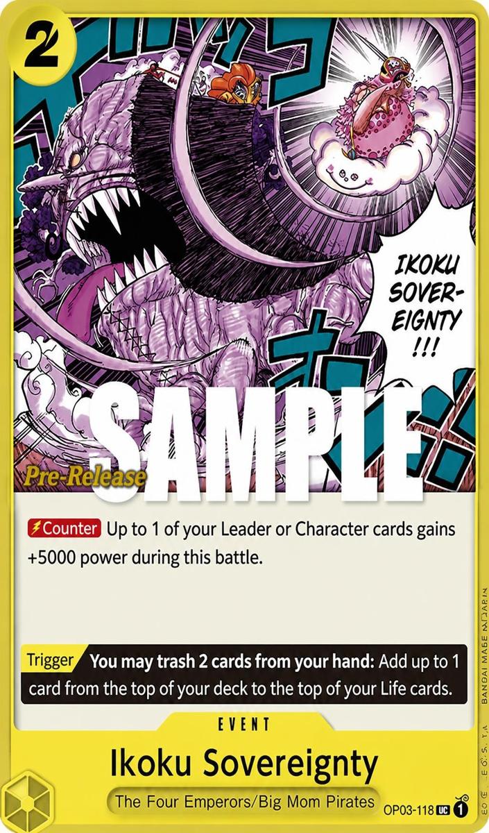 2023 Ikoku Sovereignty [Pre-Release] #OP03-118