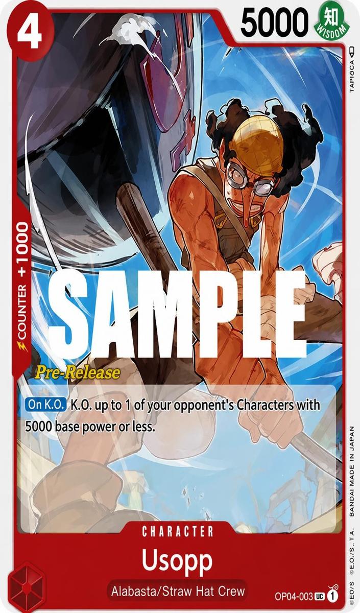 2023 Usopp [Pre-Release] #OP04-003