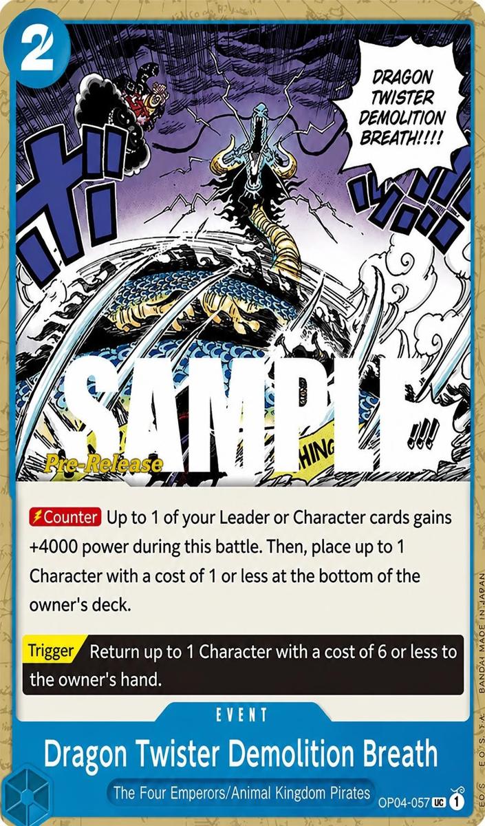 2023 Dragon Twister Demolition Breath [Pre-Release] #OP04-057