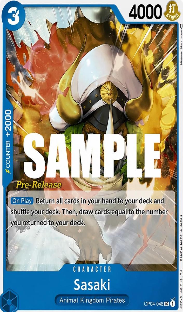 2023 Sasaki [Pre-Release] #OP04-048