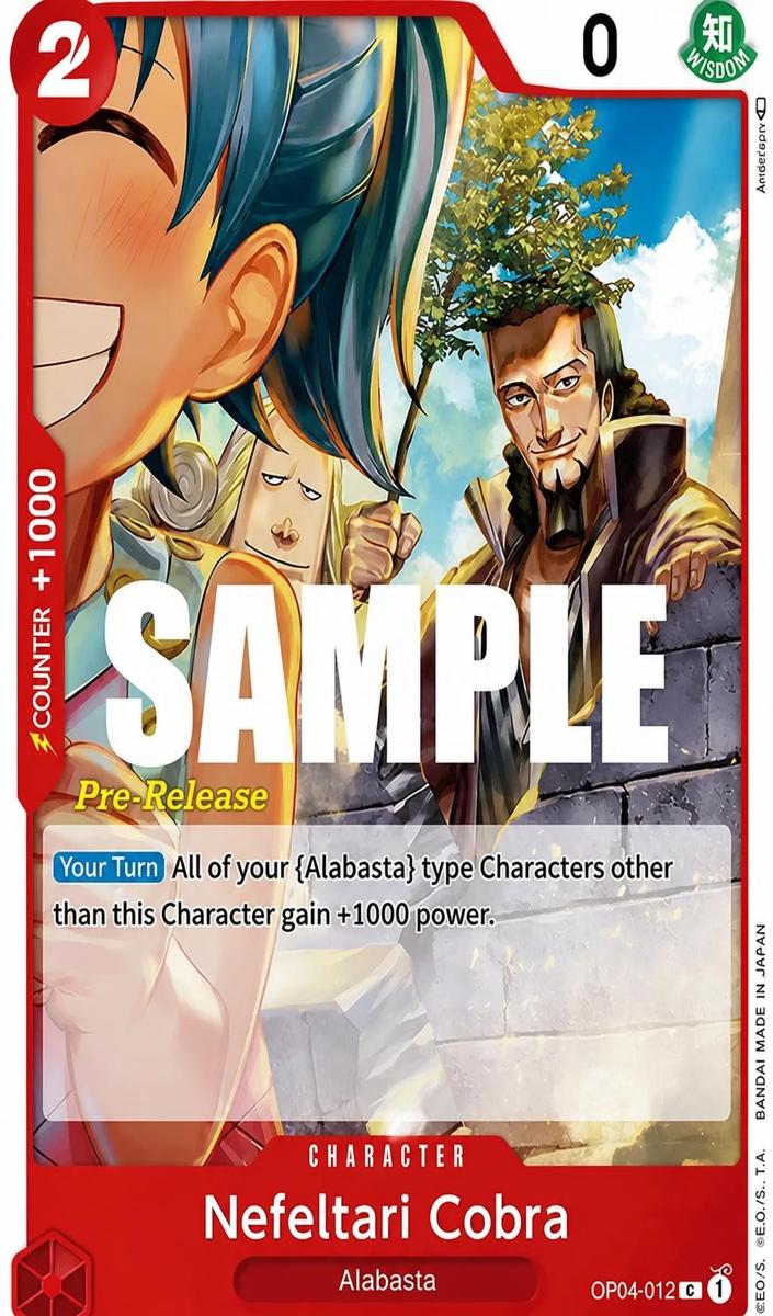 2023 Nefeltari Cobra [Pre-Release] #OP04-012