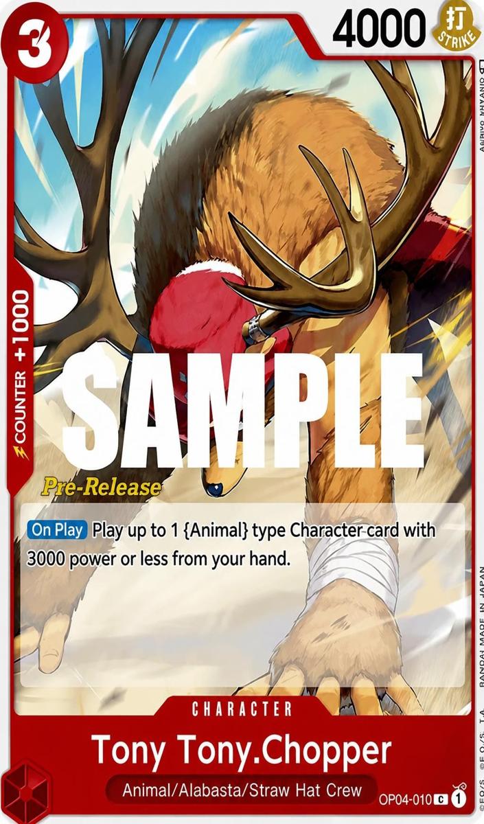 2023 Tony Tony.Chopper [Pre-Release] #OP04-010