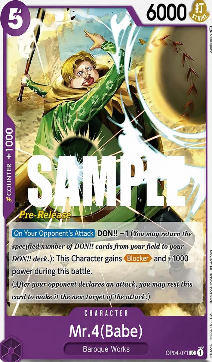 2023 Mr.4 Babe [Pre-Release] #OP04-071
