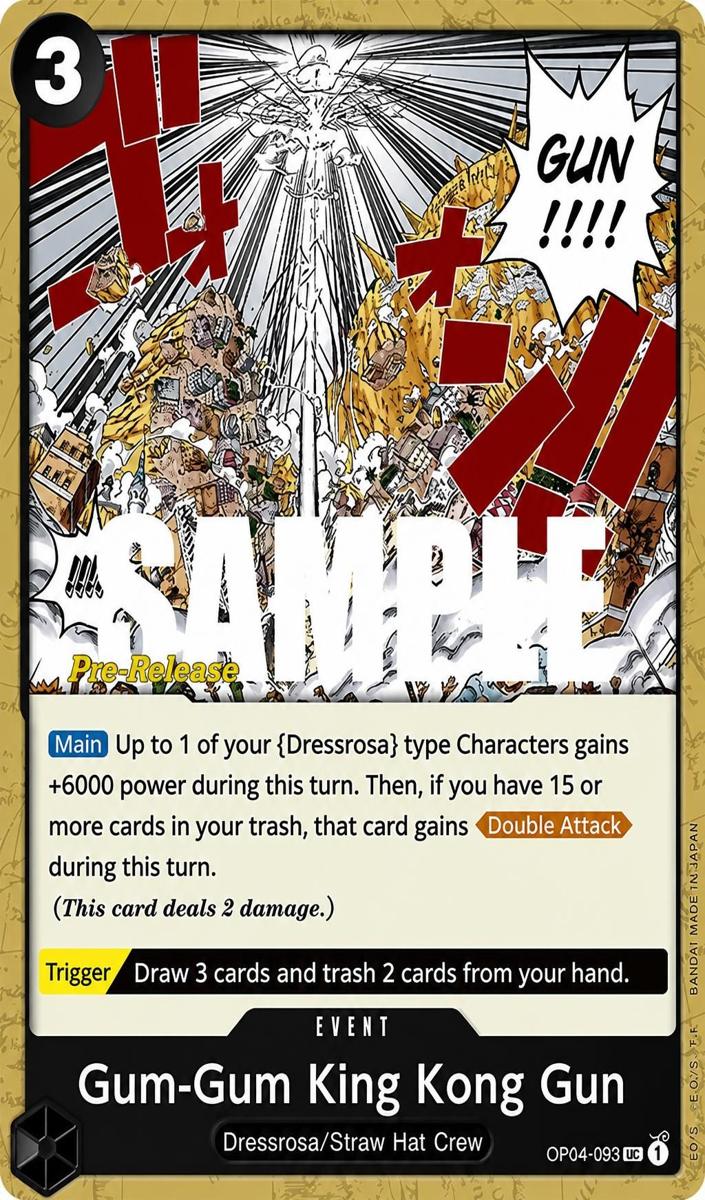2023 Gum-Gum King Kong Gun [Pre-Release] #OP04-093