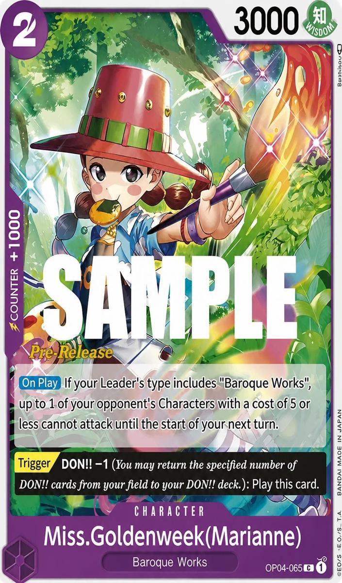 2023 Miss.Goldenweek Marianne [Pre-Release] #OP04-065