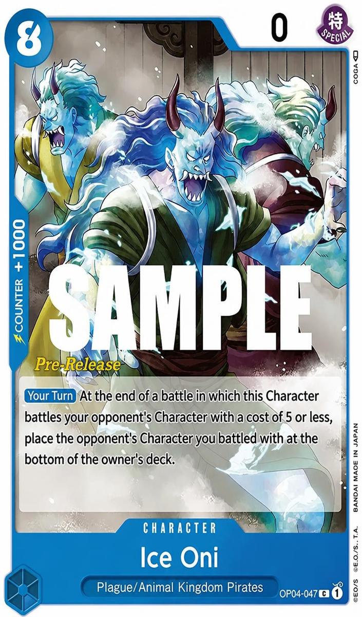 2023 Ice Oni [Pre-Release] #OP04-047