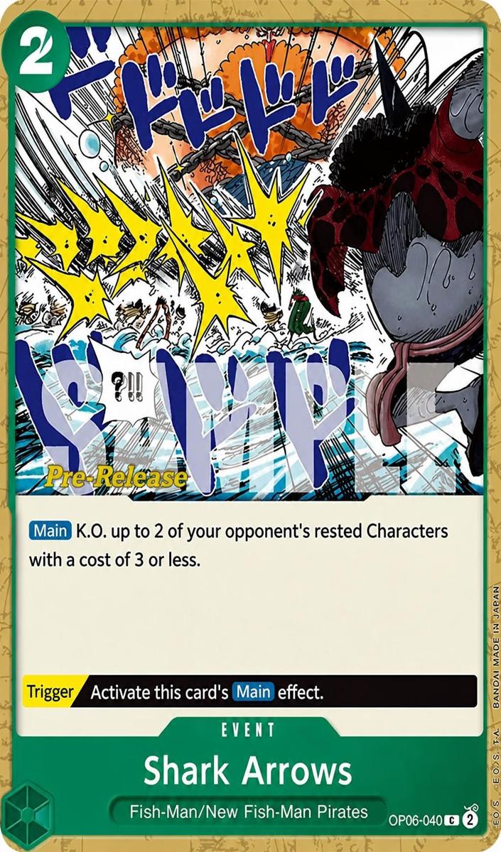 2024 Shark Arrows [Pre-Release] #OP06-040