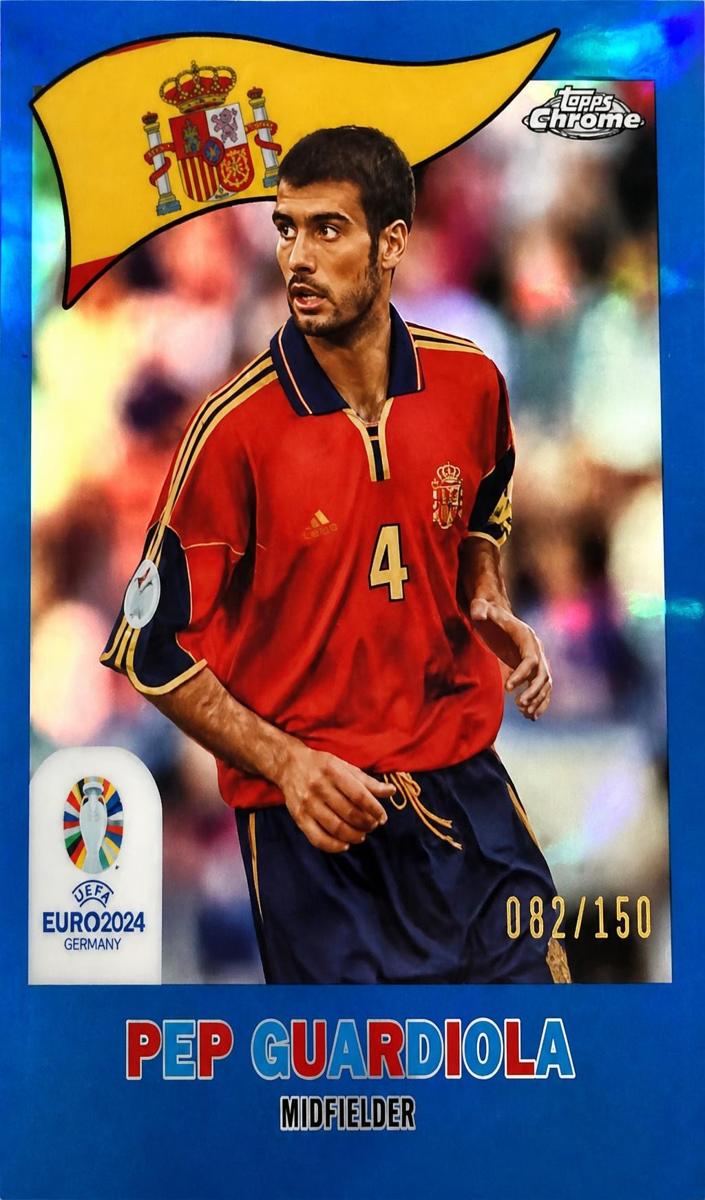 2024 Pep Guardiola [Blue Refractor] #TC-23
