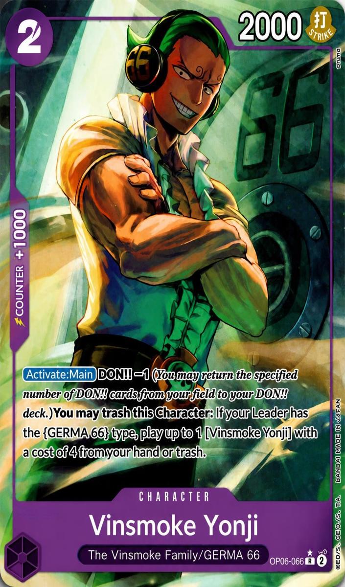 2024 Vinsmoke Yonji [Full Art PRB01] #OP06-066