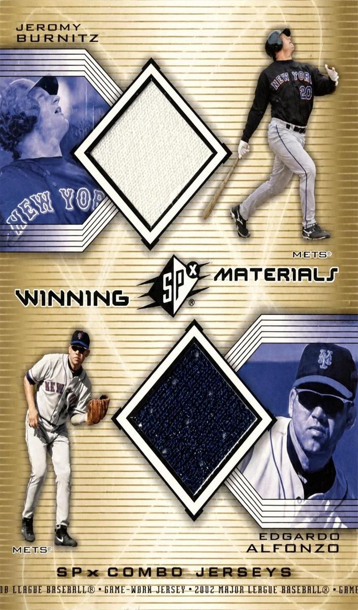 2002 Jeromy Burnitz / Edgardo Alfonzo #WM-BA