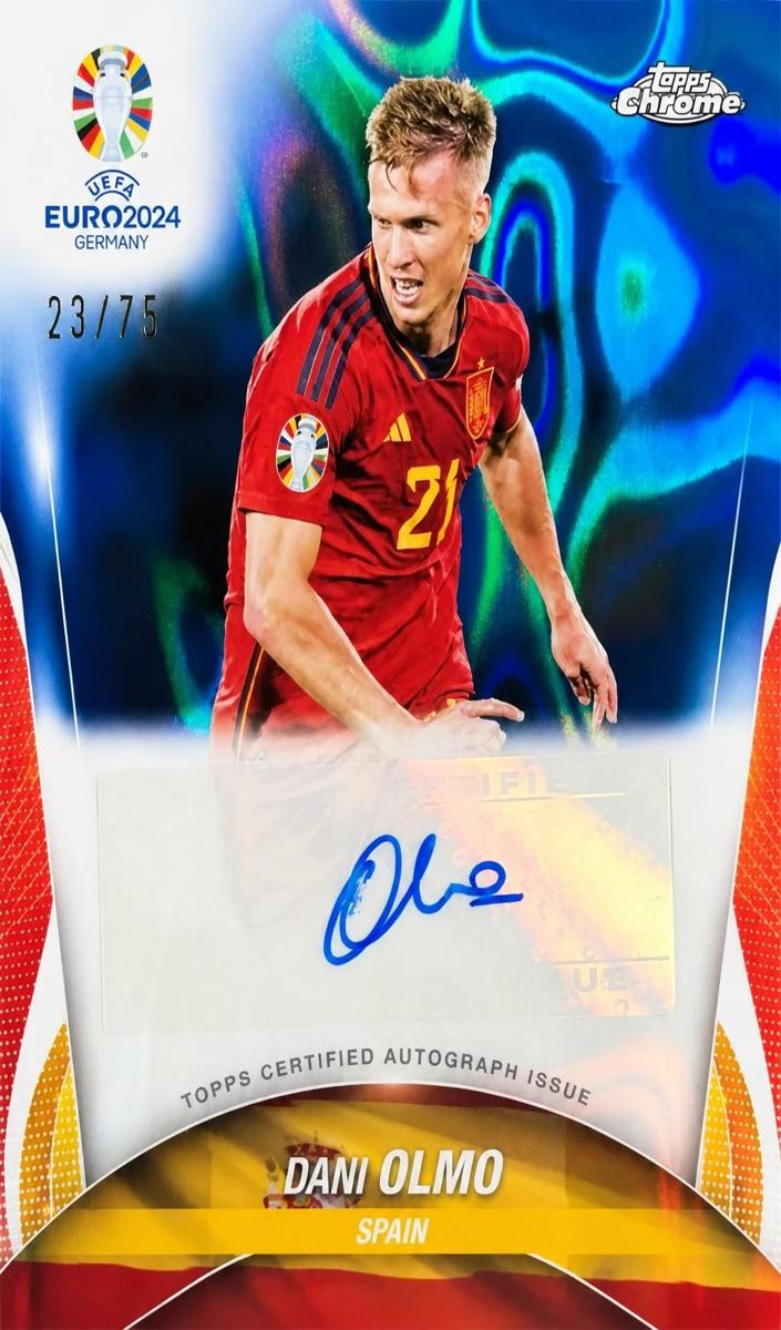2024 Dani Olmo [Blue Lava Refractor] #CA-DO