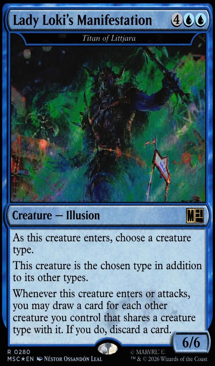 2026 Lady Loki's Manifestation - Titan of Littjara [Surge Foil] #280