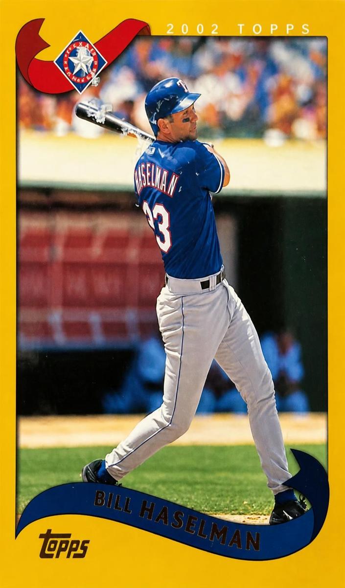 2002 Topps Bill Haselman #496 card