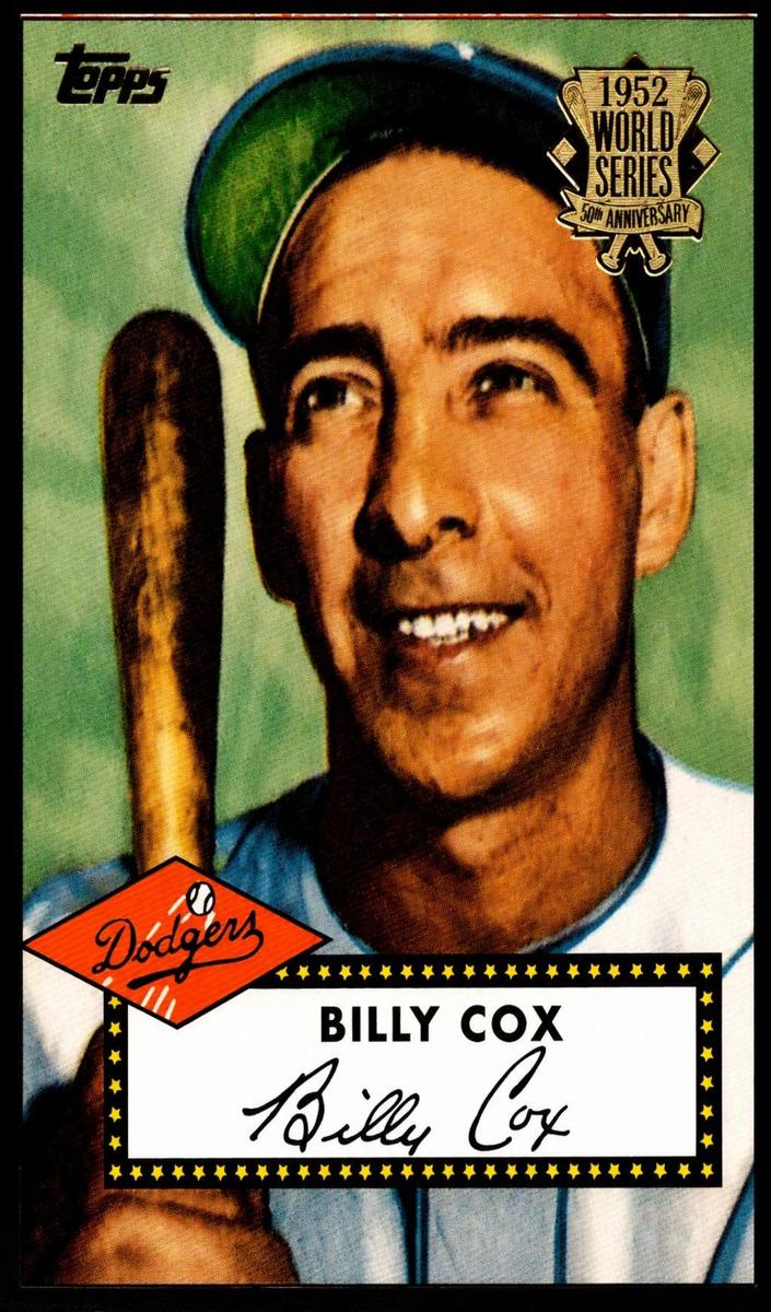 2002 Topps Billy Cox #52R-13 card