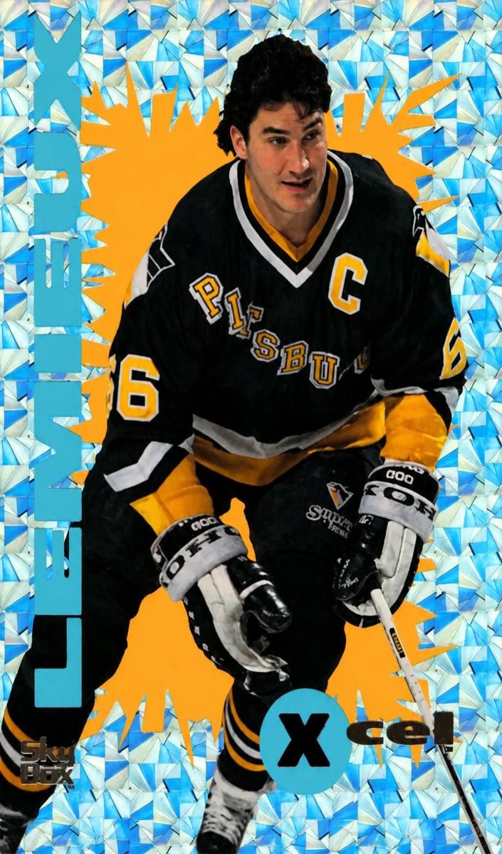1995 Skybox E-Motion Mario Lemieux #8 card