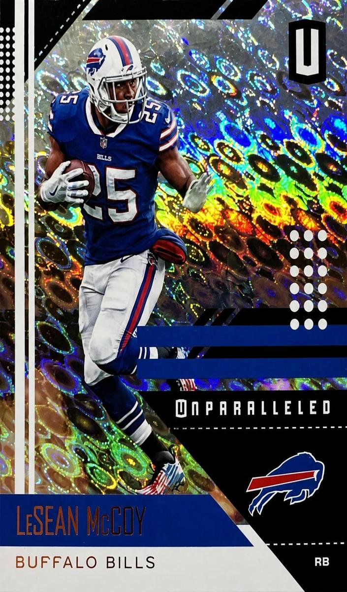 2018 Panini Unparalleled LeSean McCoy #21 card