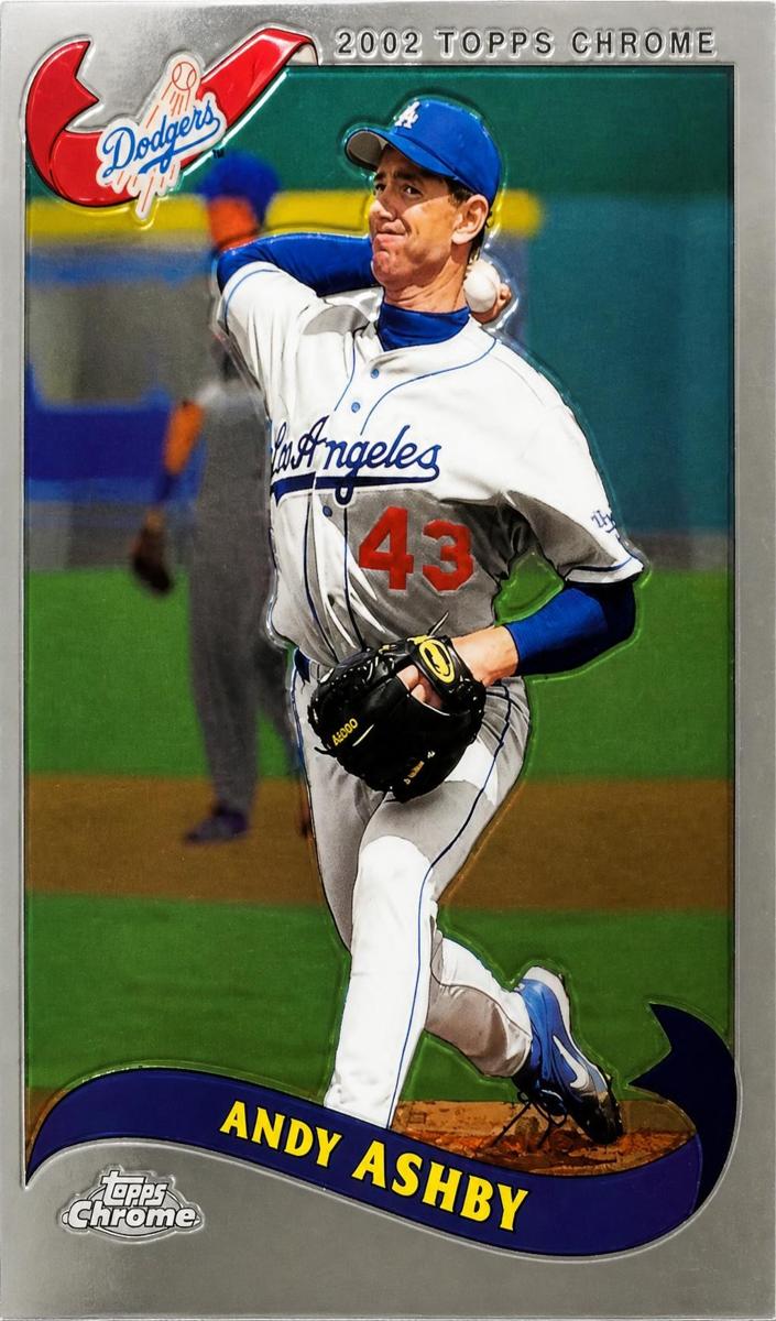 2002 Topps Chrome Andy Ashby #222 card