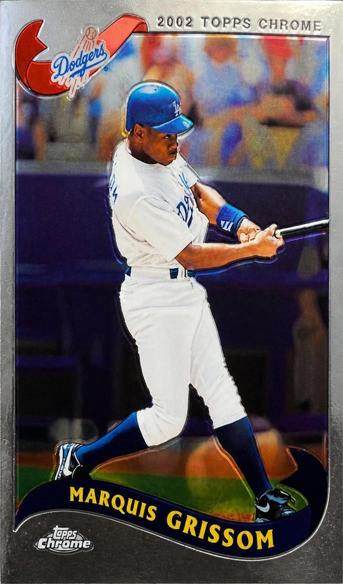 2002 Topps Chrome Marquis Grissom #208 card