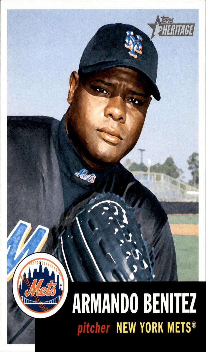 2002 Topps Heritage Armando Benitez #121 card