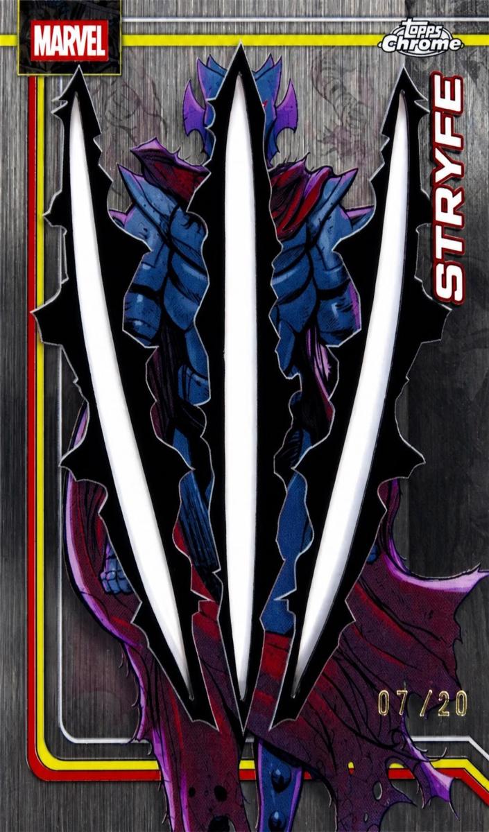 2026 Topps Chrome Marvel Stryfe [Storm's Green Lightning Refractor] #171 card