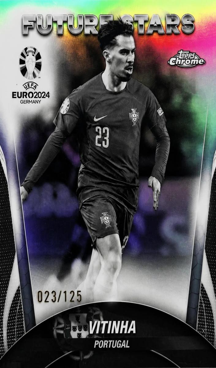 2024 Vitinha [Black and White Refractor] #101