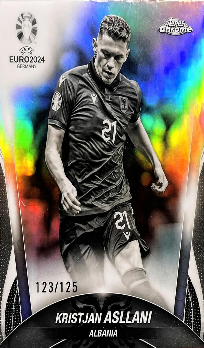 2024 Kristjan Asllani [Black and White Refractor] #148