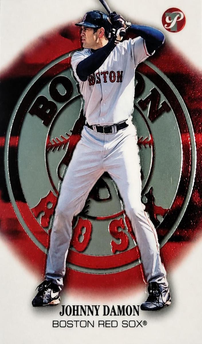 2002 Topps Pristine Johnny Damon #9 card