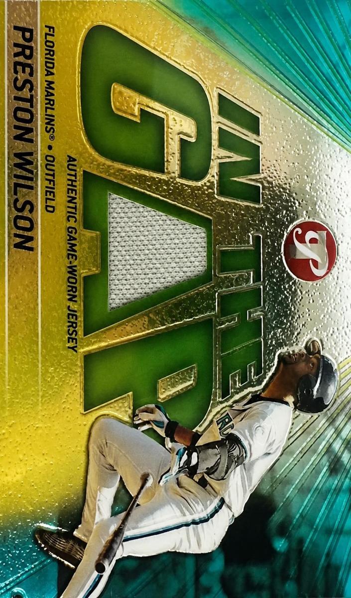 2002 Topps Pristine Preston Wilson #IG-PW card