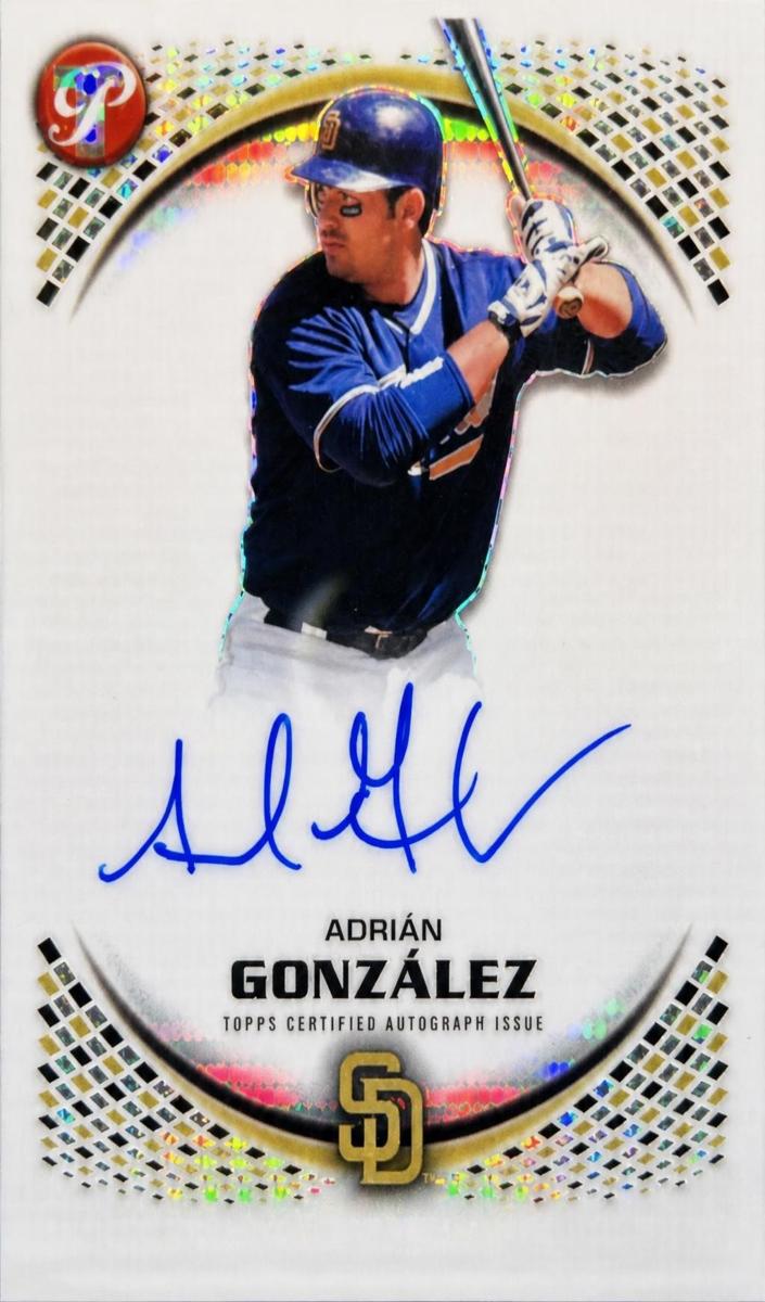 2026 Topps Pristine Adrian Gonzalez #PA-AG card