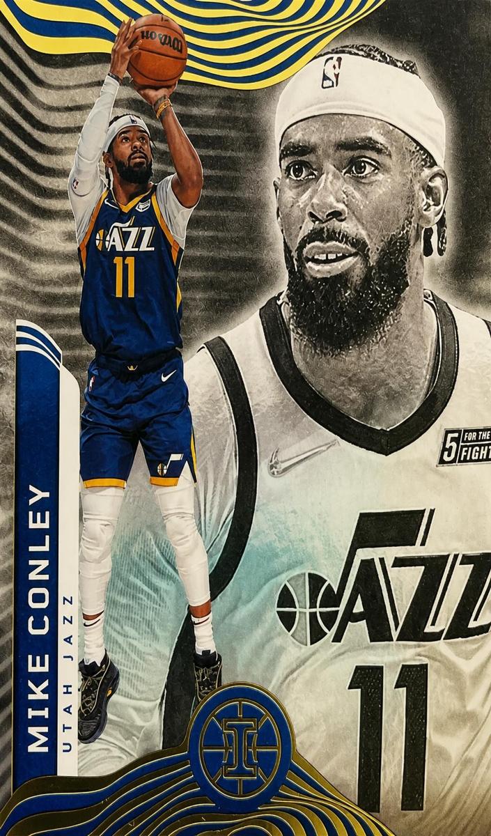 2021 Panini Illusions Mike Conley #34 card