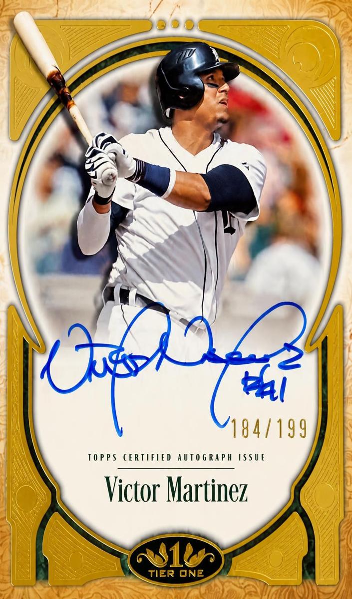 2026 Topps Tier One Victor Martinez #CA-VM card