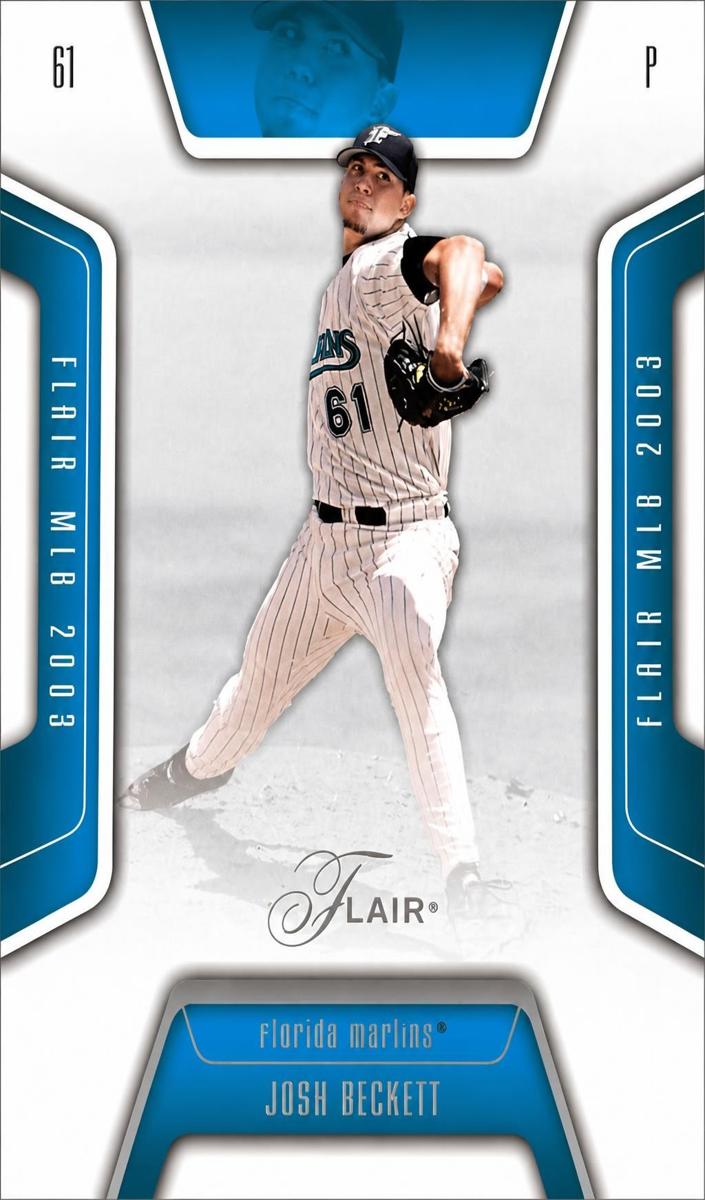 2003 Flair Josh Beckett #42 card