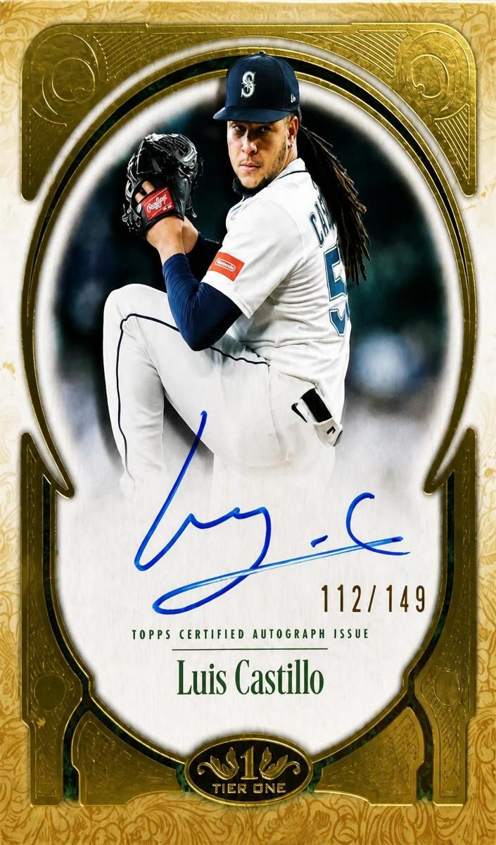 2026 Topps Tier One Luis Castillo #PPA-LC card